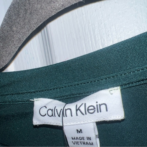Calvin Klein Green Women's Blouse - NWT - Picture 6 of 7